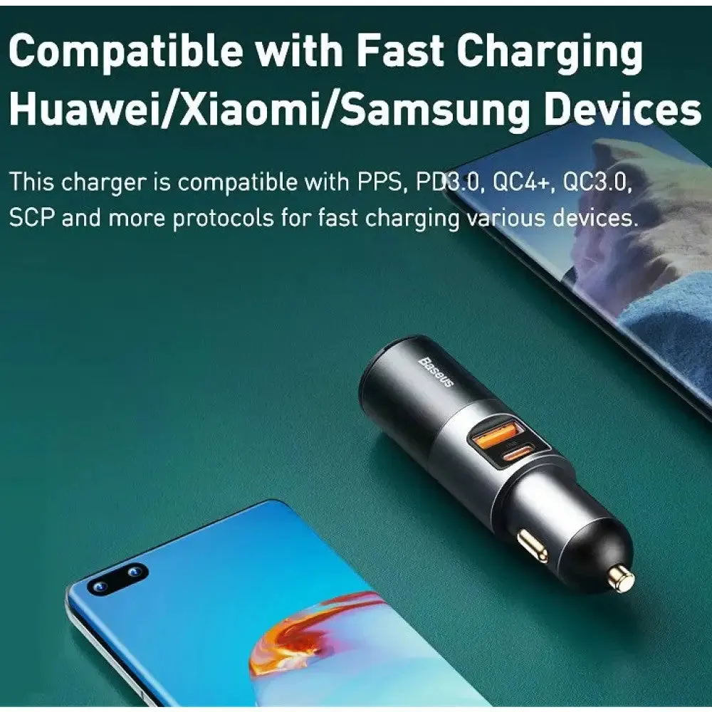 120w Usb Qc 3.0 Pd Car Charger for for Iphone 14 13 12 11 Pro Max Samsung Xiaomi