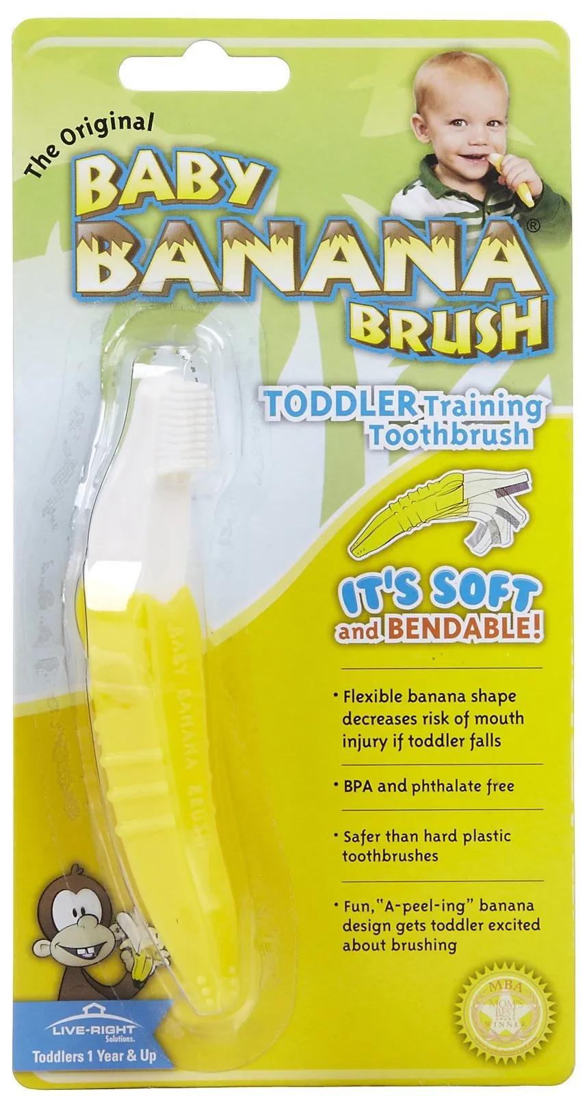Baby Banana Toddler Training Toothbrush