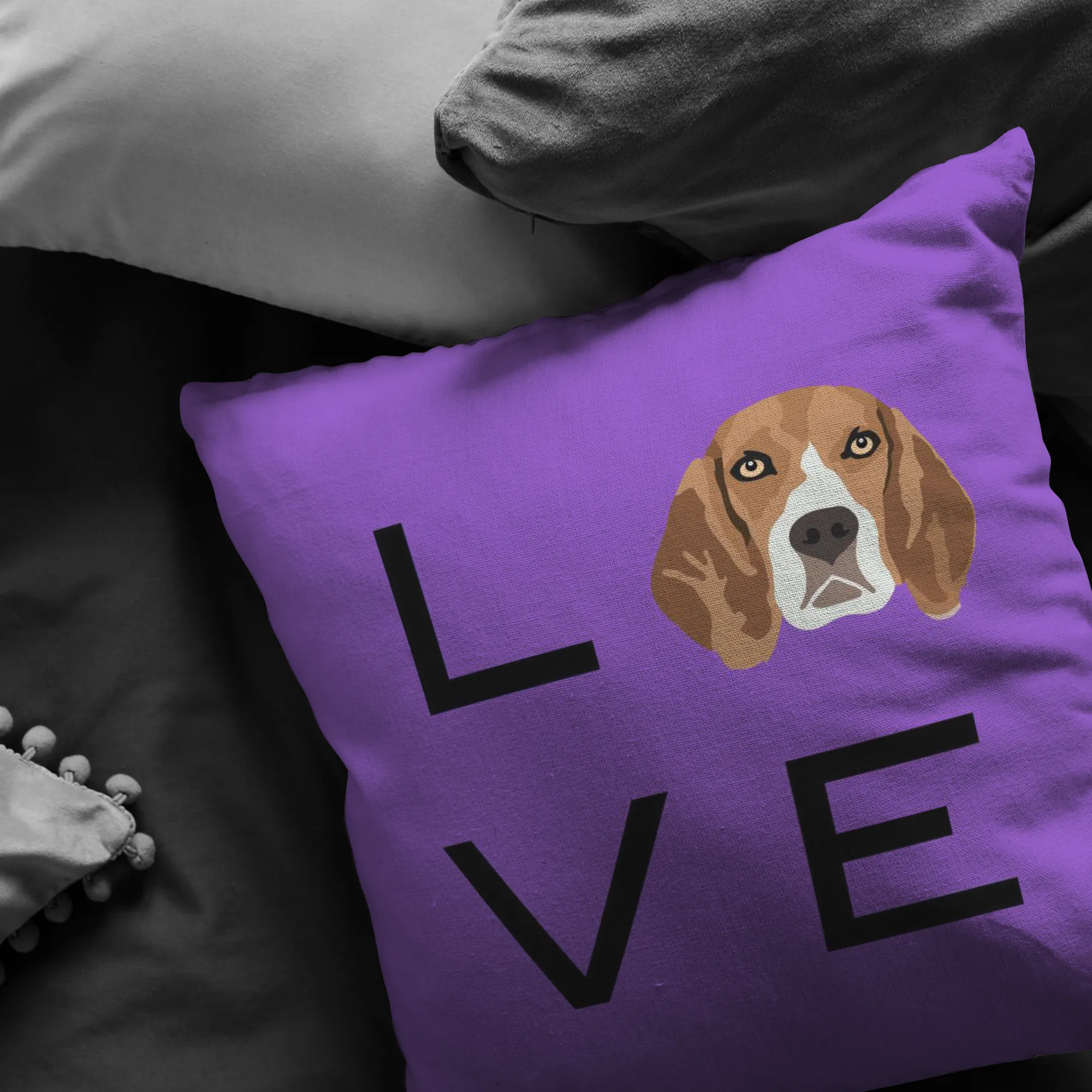 Beagle - LOVE Pillow
