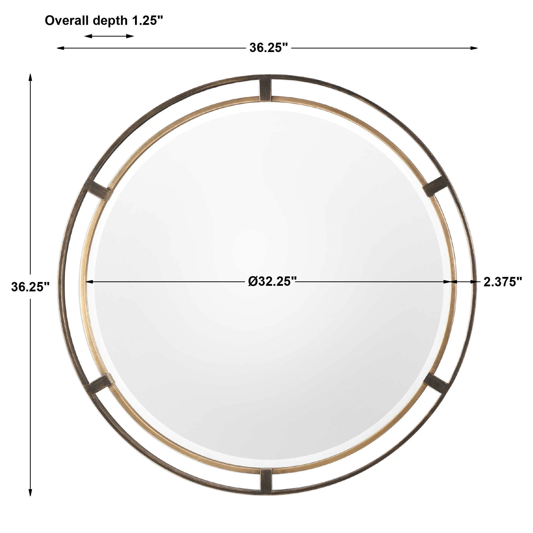 Carrizo Open Frame Wall Mirror