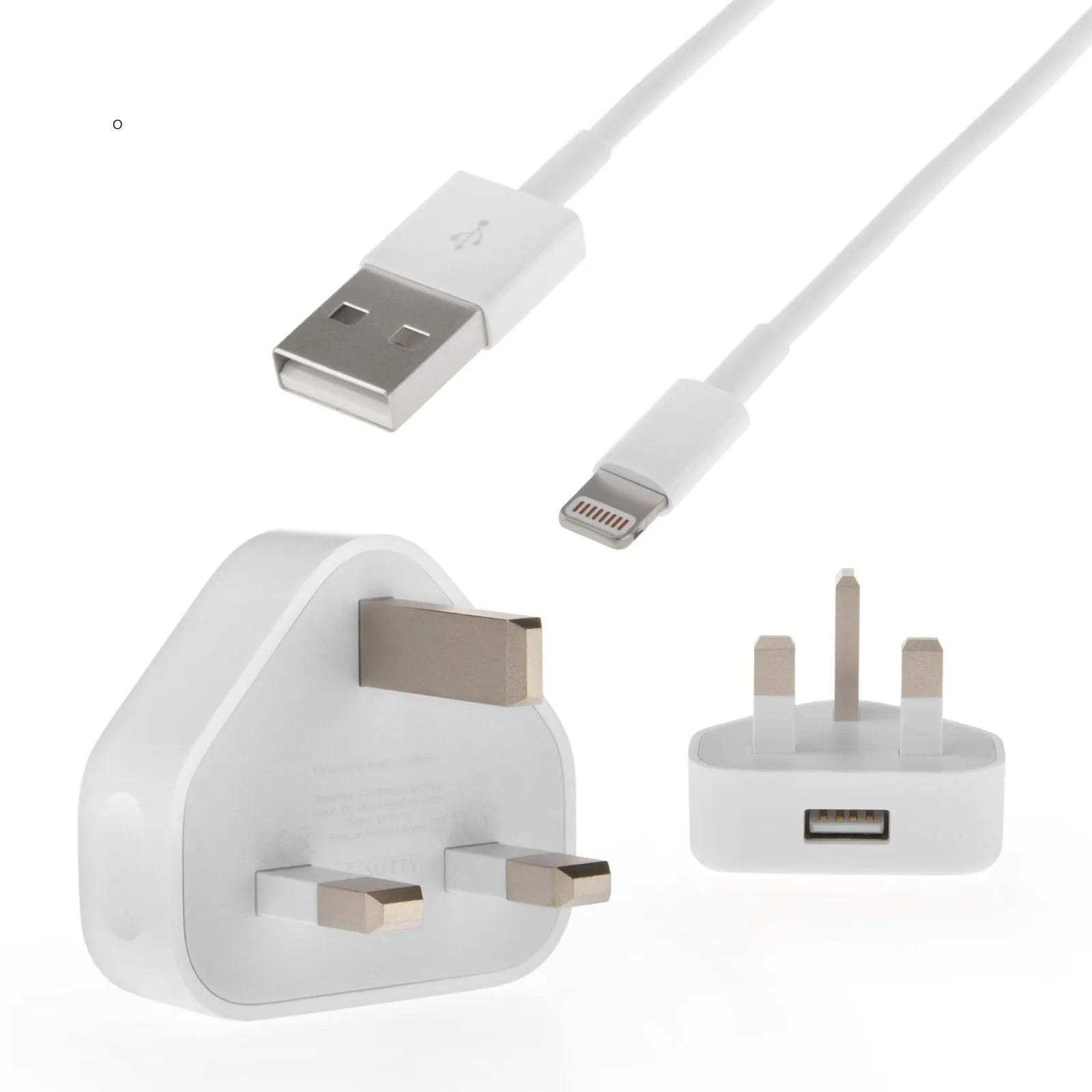 Genuine Apple Genuine UK Plug Usb Wall Ac Power Charger   Usb Cable For 5 5C 5 6/6S 6/6S Plus 7 7 Plus SE