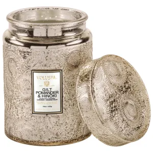 Gilt Pomander & Hinoki 18oz Jar