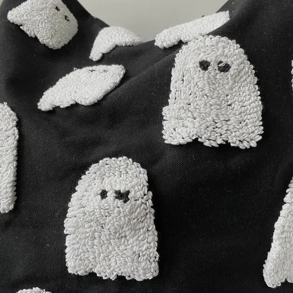 Halloween Tufted Accent Throw Pillow Cover