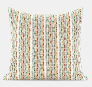 Multicolor Square Modern Throw Pillows for Couch, Colorful Contemporary Modern Sofa Pillows, Simple Decorative Throw Pillows, Large Throw Pillow for Interior Design