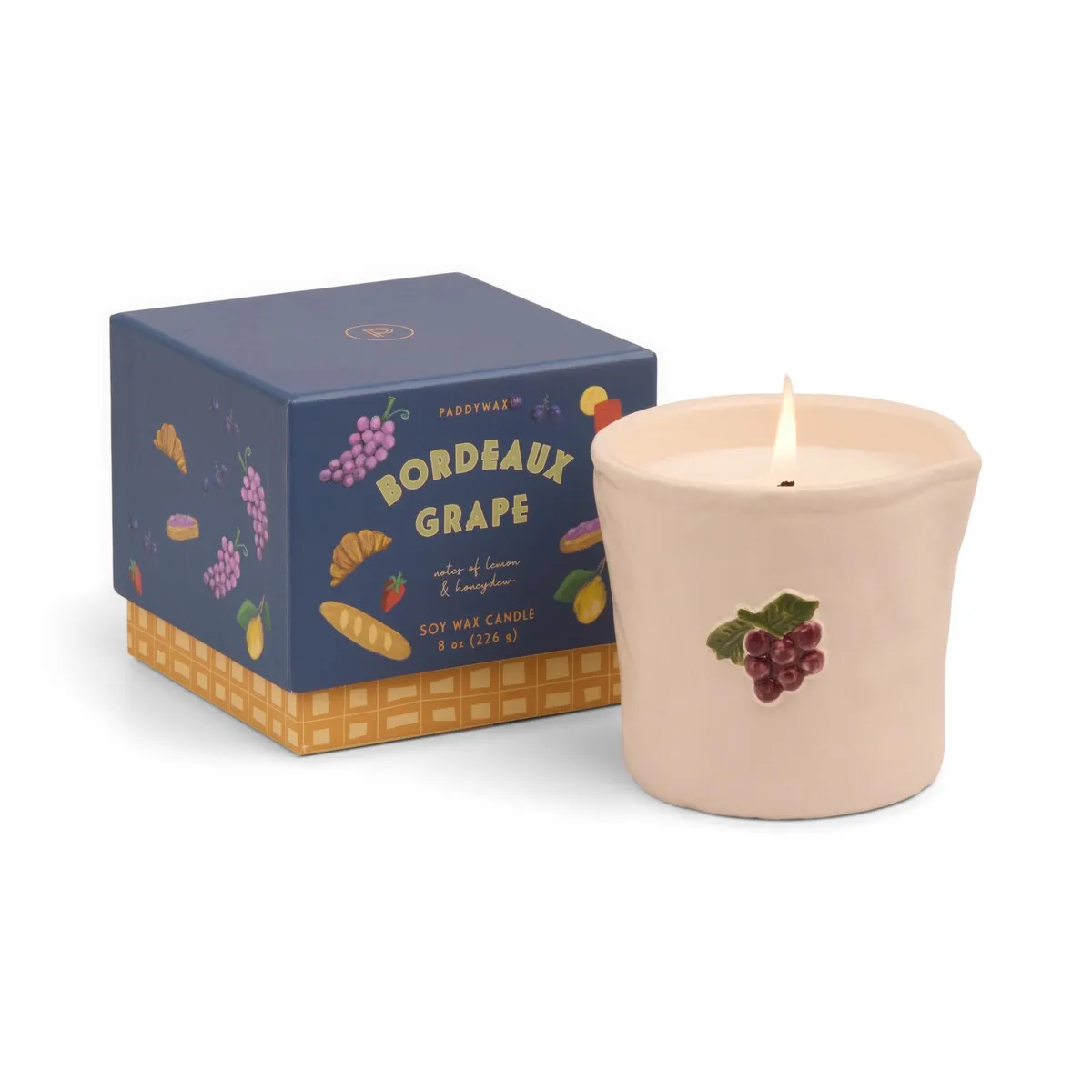 Paddywax Bistro Candle Bordeaux Grape 8oz/4.5oz