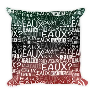 RED/BLACK/GREEN/WHITE ALLEAUXVER PILLOWS