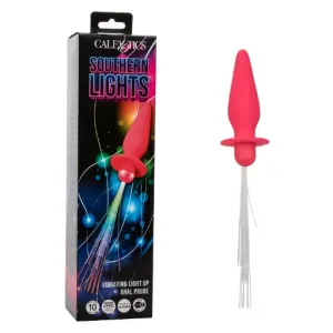 Southern Lights™ Vibrating Light Up Anal Probe - Pink