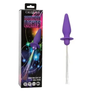 Southern Lights™ Vibrating Light Up Anal Probe - Purple
