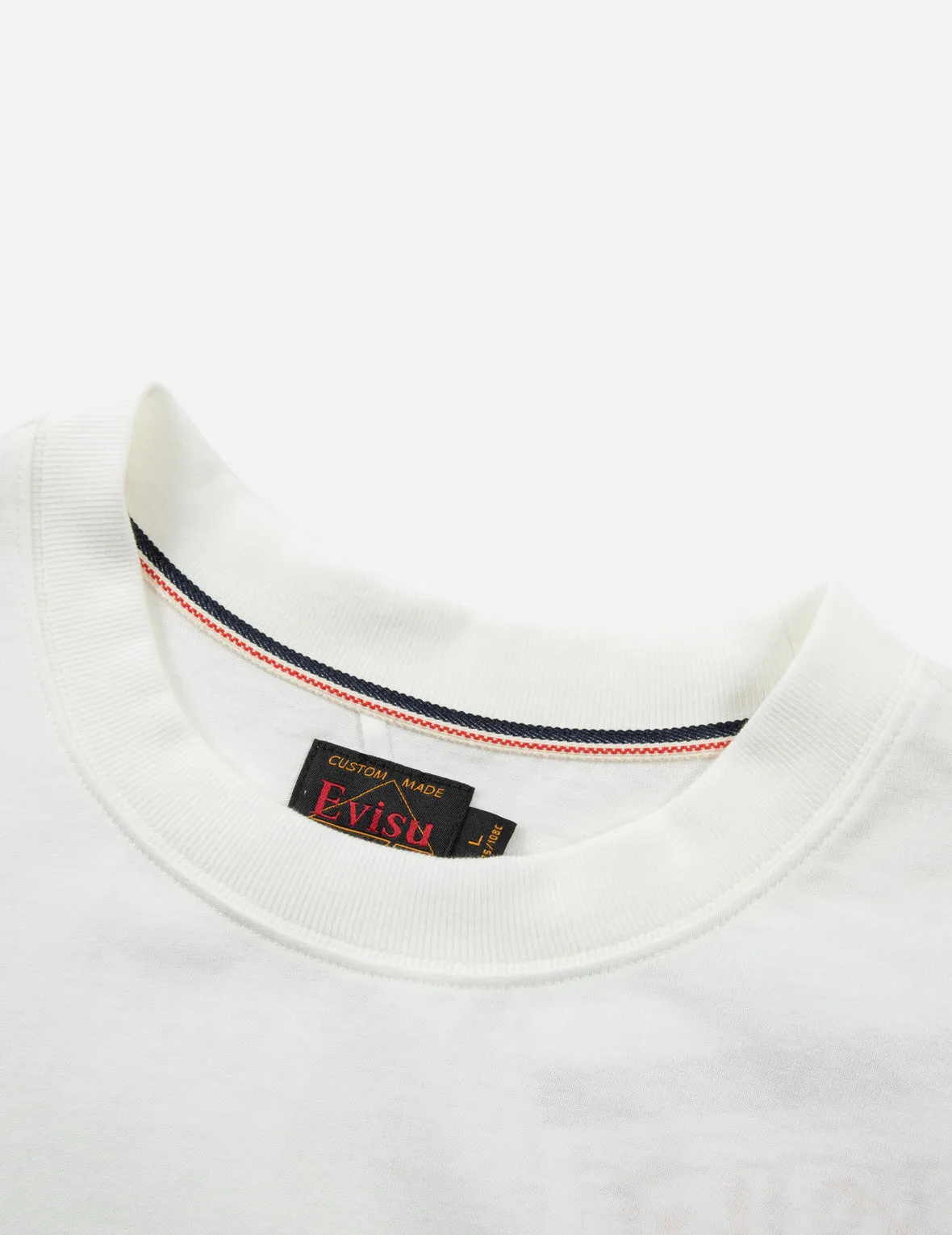 Tanuki and Fortune Cat Print Loose Fit T-Shirt