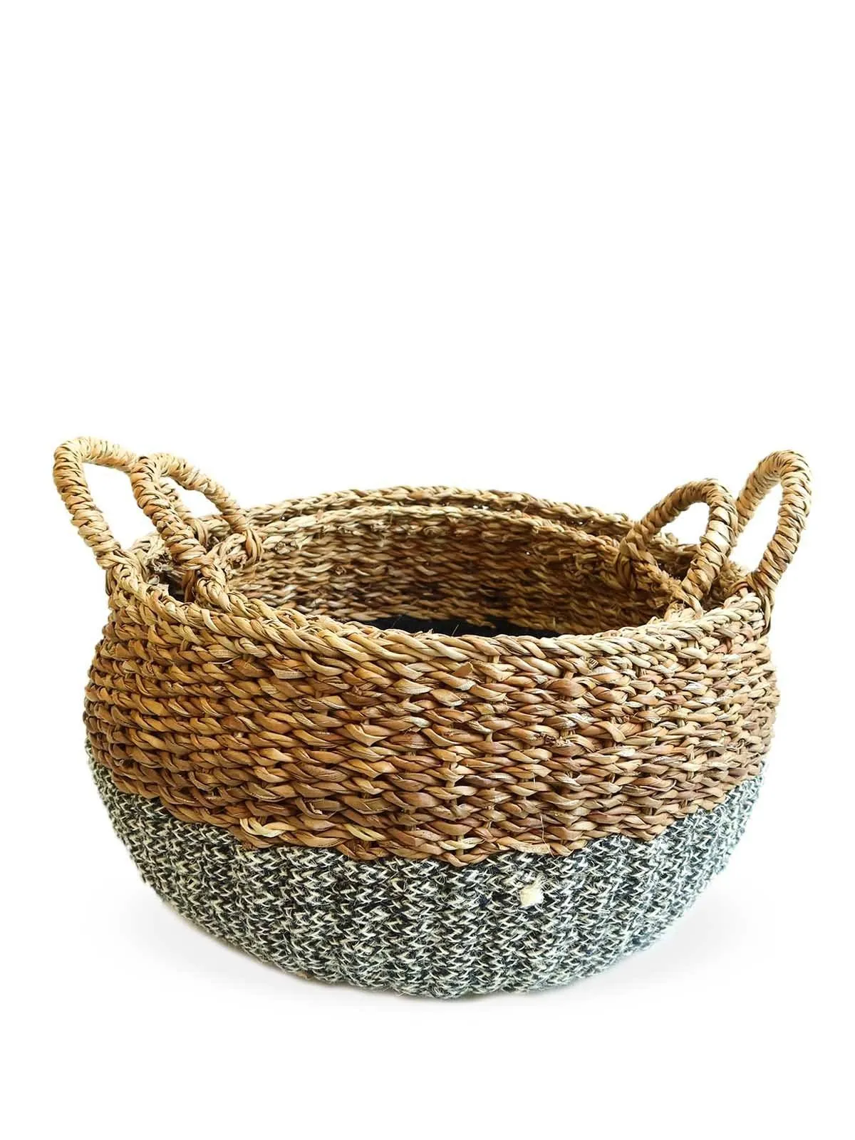 Ula Floor Basket - Black (Set Of 2)