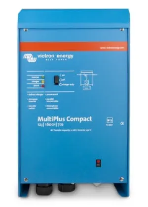 VICTRON MULTIPLUS COMPACT INVERTER/CHARGER 24/1600/40A - 16A TRANSFER SWITCH