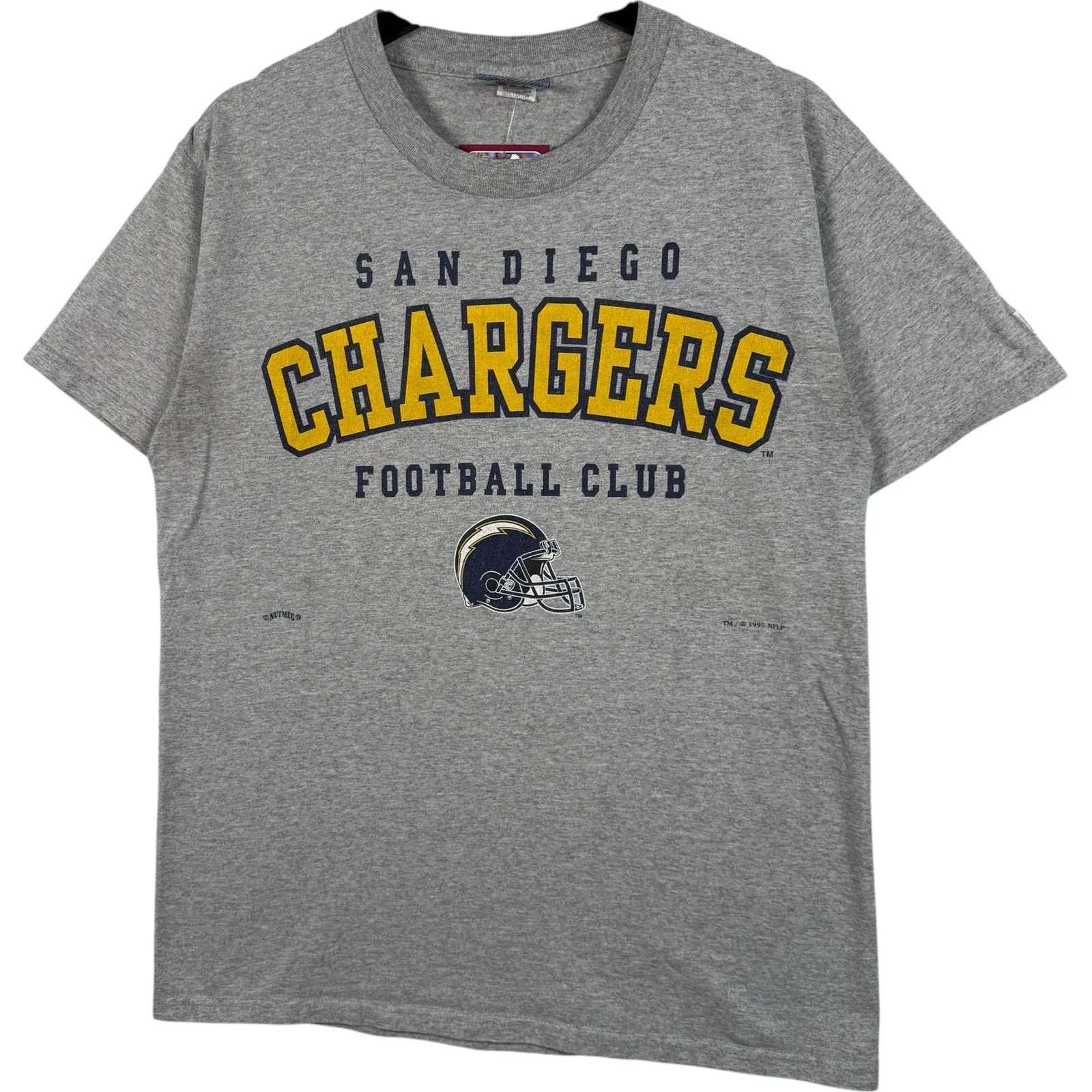 Vintage San Diego Chargers Football Club Spellout Tee